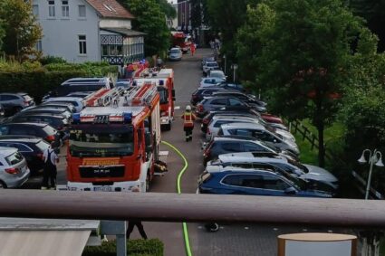 F2 Brennt Sauna in Bad Zwischenahn